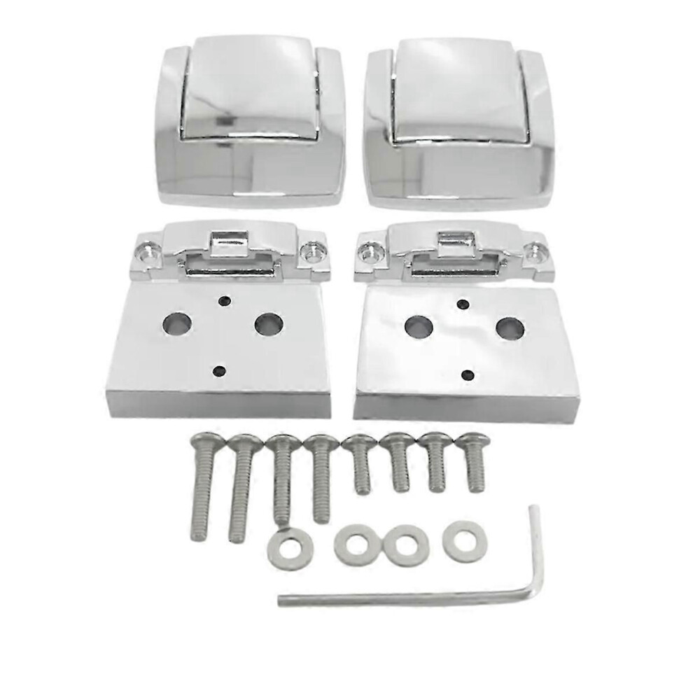 Harley Touring Models 1993-2013 Motorcycle Chrome Tour Pack Luggage Lock Latch Kit 9319739643107