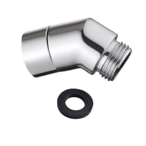 135 Degree Hand Shower Adapter, Mobile Hand Shower Elbow for Flexible Bathing