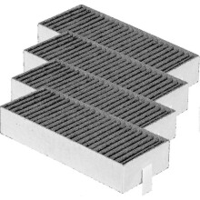2024 4 filtri a carbone attivo compatibili con Siemens Hz9vrcr0 17004796, Bosch Hez9vrcr0 17004805,