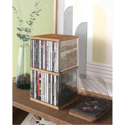 Θήκη γραφείου για CD, χαριτωμένη θήκη 30 CD, βάση για CD, αποθήκε 1