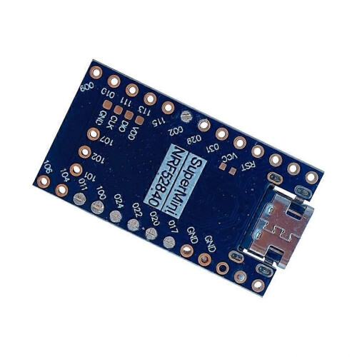 SmolSlime Module Based on NRF SlimeVR Module,ProMicro NRF52840 + (LSM6DSV + QMC6309 ) 2