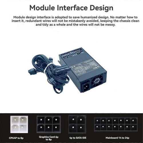 Τροφοδοτικό ATX 400W με πλήρες modular τροφοδοτικό FLEX Module, χαμη 2