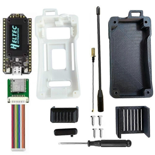 Meshtastic Heltec WIFI Lora 32 V4 Meshcore ESP32-S3 SX1262 Dev-Board Kit Case Antenna with GNSS Module A 1