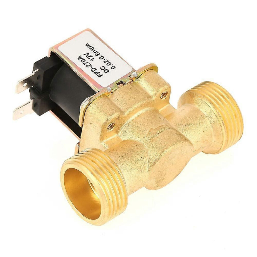 G3/4 Brass Electric Solenoid Valve For Water 12V Dc Normally Closed 9319739700992