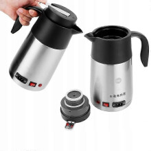24V 200W 1.2L Car Electric Kettle for Vehicles, Portable Auto Heating Cup