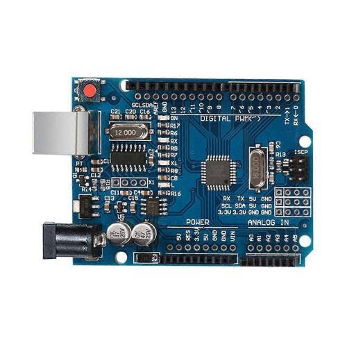 R3 Motherboard MCU Development Board Module with USB Cable and 2.54mm Straight Pin Header 328P Chi 2