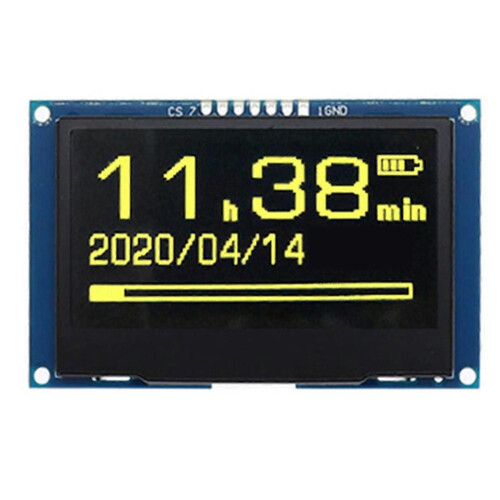 2,42 inch OLED-displaymodule 128x64, SSD1309 SPI I2C seriële interface, high-definition LCD-scherm 1
