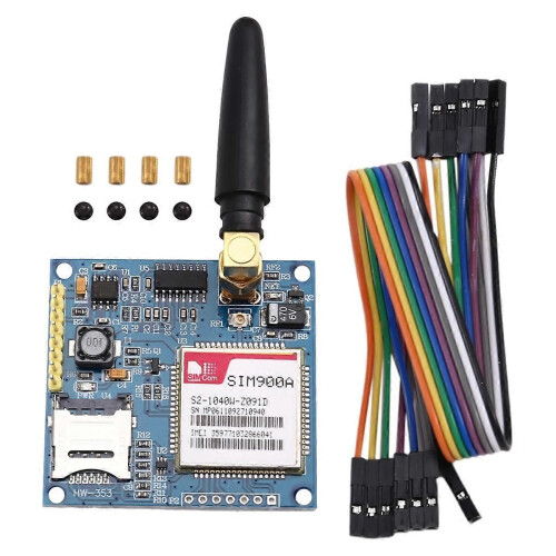 SIM900A MINI V4.0 Wireless Data Transmission Extension Module GSM GPRS Board Kit with Antenna compatible fo