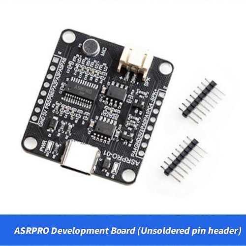 ASR-PRO Development Board Speech Recognition Control Module AI Offline Recognition Module Pin Headers Not Soldered 4M 1