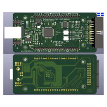 La placa de desarrollo FT2232HL con interfaz USB FT2232H es compatible con UART / SPI / JTA OpenOCD.