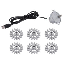 Automatic Rotisserie Grill Tools Metal BBQ Rotary Frame Gear with USB Cable Motor DIY Automatic Rota