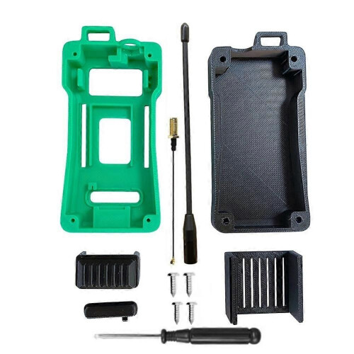 Heltec V4 Meshtastic WiFi LoRa 32 Dev-Board Case Set con batteria da 3000 mAh, antenna morbida, ESP32 1