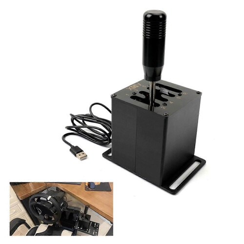 PC Game Simulation Gear Hall Linear Diagram Master USB Plug and Play Shift Lever for Simulation Rac 2