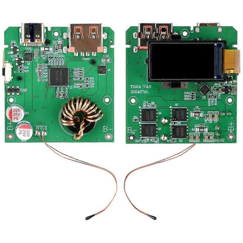 Μητρική κάρτα Power Bank γρήγορης φόρτισης 100W με έγχρωμη οθ 2