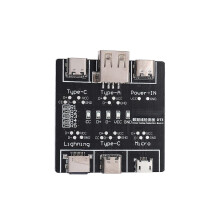 Scheda di rilevamento cavi dati DT3, tester per cavi USB compatibile con iOS e Android