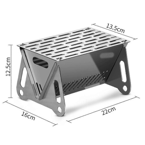 Barbecue Grill Heating Stove Multi-Function Camping BBQ Grill Rack 2