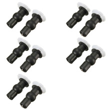 5 Pair of Screws compatible Toilet Seat Toilet Lid Toilet Seat Toilet Seat Cover Black