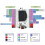 2 Sets LoRa Development Board LoRa32 V3 Kit ESP32 S3 WiFi+BT Module SX1262 OLED Display for Meshtastic LoRaWAN 4