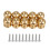 10 Pcs Cabinet Knobs Round Ball Knobs Bathroom Cabinet Knobs Dresser Knobs, Modern Cabinet Hardware for Kitchen Gold 1