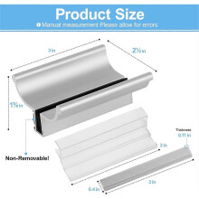 Shower Door Magnet 3Inch Chrome Frameless Shower Door Handle