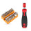 1/4Inch Screwdriver Bit Handle Multi-function Screwdriver Set (Red) 1
