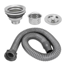 Drain Plug Stainless Steel Sink Plug, Hair Salon Shampoo Basin Drain Plug, Sink Plug with Hair Catch