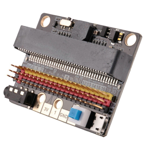 Micro-Bit Expansion Board IOBIT V2.0 Breakout Adapter Shield with Buzzer for BBC Micro:Bit Kids'S Python Graphics Programming 1