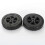 2 Pack 6 Inch Black BBQ Grill Wheels - Smooth Rolling Replacement Tires for Grills 3