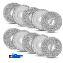 10 Pack Mop Pads for X40 Ultra Complete/X50 Ultra /X40 Master/L10s Ultra/L10s Pro Ultra/L10s Pro Ge