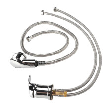 Shampoo Bed Faucet Kit Ceramic Valve Good Sealing Hot Cold Shampoo Bed Faucet Sprayer Kit