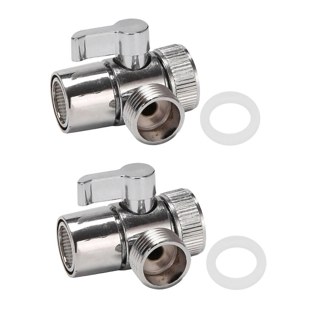3X Faucet Valve Diverter Sink Valve Water Tap Faucet Splitter Adapter Home Bathroom Kitchen Diverte 9319739703689
