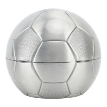 Large Capacity Metal Piggy Bank Decorative Multi-Function Soccer Ball Shaped Money Box for Kids Boys Girls