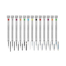 Set di cacciaviti professionali da 13 pezzi, kit di cacciaviti di precisione da 0,6-2,0 mm, 13 lame