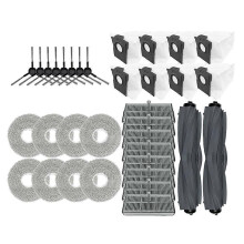 Compatibel met Dreame L40 Ultra AE / Dreame D20 Ultra onderdelen: Hoofdborstel, zijborstel, HEPA-filter,