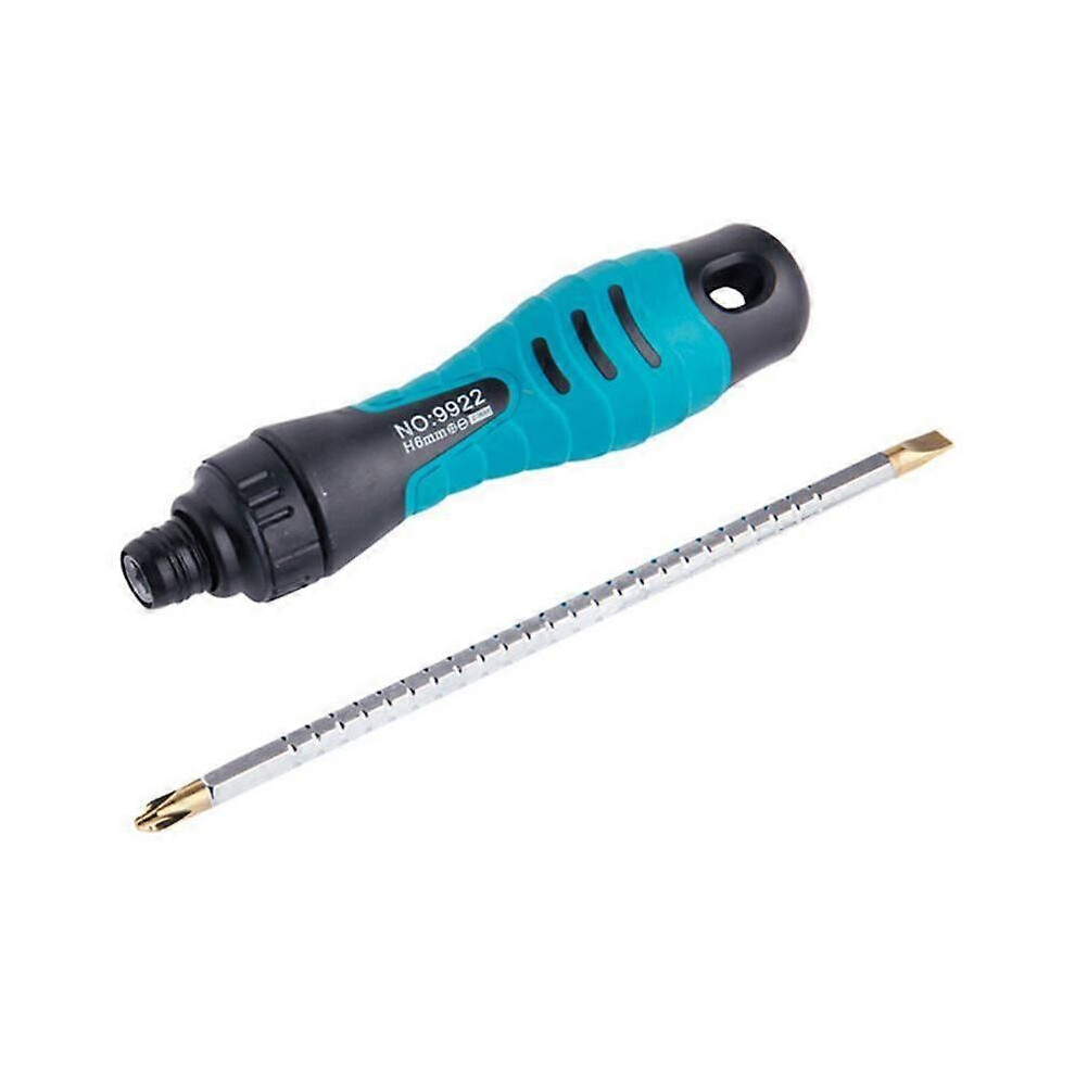 Penggong 2In1 Precision Adjustable Ratchet Screwdriver Set Two-Way Slotted Magnetic Screwdriver Bit 9319739708127