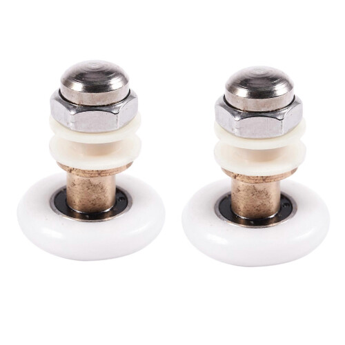 2X Shower Sliding Door Roller Runner Wheel 27mm Wheel Diameter