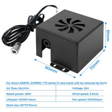 Pompa ad aria turbo Twotrees PP-T300, pompa di assistenza pneumatica per incisione laser, flusso d'aria