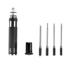 Set di cacciaviti a bussola esagonale 4 in 1, cacciavite esagonale H1.5 H2.0 2.5 H3.0mm, strumenti per