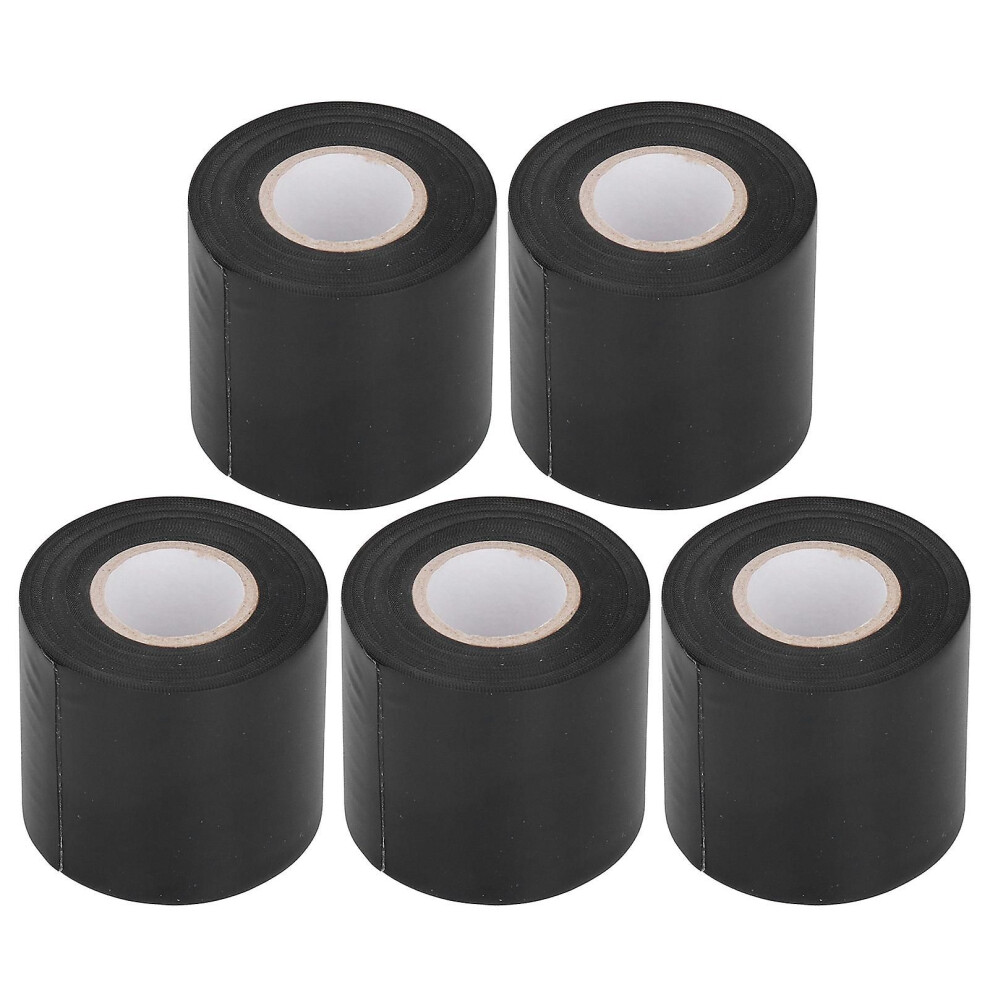 5Pcs Air Conditioner Pipe Tape Oil Resistant Tube Protective Wrapping Tapes 6Cm Width(Black ) 9319739713985