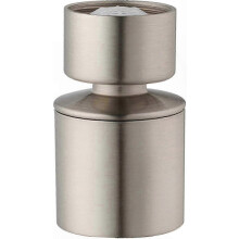 Water-Efficient Kitchen Faucet with Dual Spray and Swivel Head in Brushed Nickel Finish
