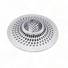 Stainless Steel Bathtub Drain Protector with Anti-Clog Design