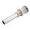 G1 1/4" Brass Bathroom Sink Pop-Up Drain Without Overflow (Silver Chrome) 2