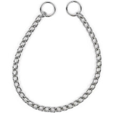 Dog Choker Collar - Heavy Duty Metal Chain Slip Collar for No Pull Training | Anti Pull Dog Collar for Large & Small Breeds