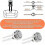 Stainless Steel Dual Flush Push Button for Toilet Tank Replacement 3