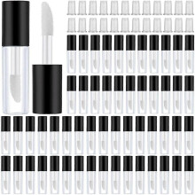 Tubetto vuoto trasparente da 1,2 ml per lucidalabbra, mini flaconi ricaricabili per balsamo labbra.