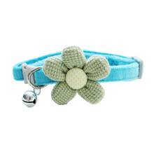 Flower Pet Collars Adjustable Floral Cat Collars Soft Skin Friendly Dog Collars with Bell for Kitten Puppy