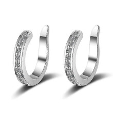 Ohrklemmen ohne Piercing, dünne, klobige Clip-Ohrringe, Fixura Ohrclips ohne Piercing