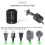 Hair Dryer Inner Filter + Outer Filter Cage Replacement for HD01 HD03 HD08 Models C 4