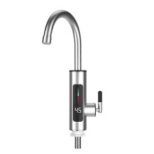 Electric Kitchen Water Heater Tap Instant Hot Stainless Steel Water Faucet Heater Cold Heating Faucet EU Plug,A