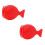 2Pcs Lips Enhancer Plumper Device Lips Silicone Fish Shape 1